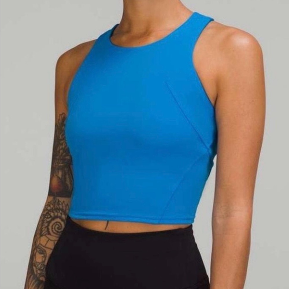 Lululemon Invigorate Training Tank Top in the color Poolside
